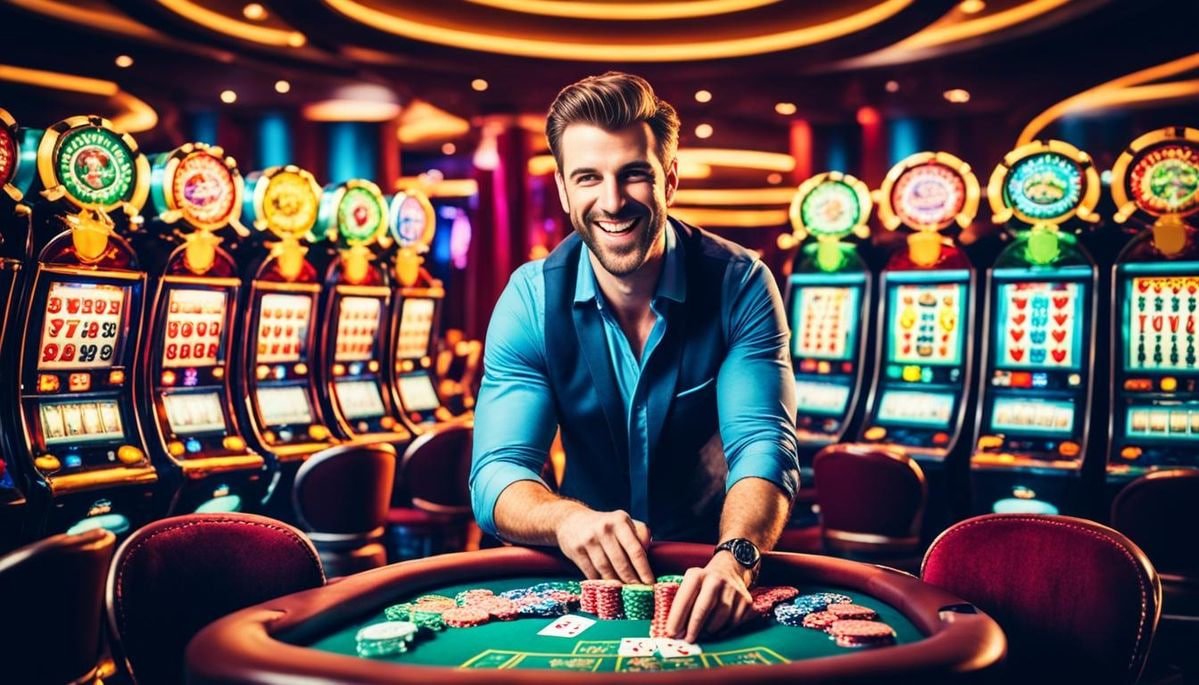 responsible gaming message beside lucky pk Premier League content for 18 plus users